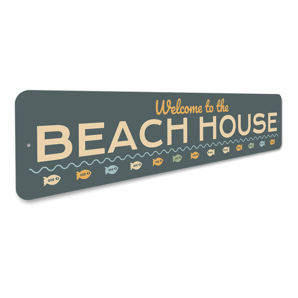 Welcome to the Beach House Sign, Decorative Welcome Sign