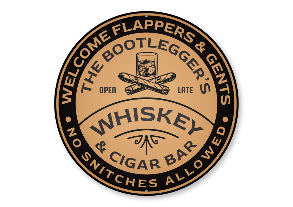 Whiskey and Cigar Sign
