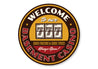 Welcome To Our Basement Casino Circle Sign