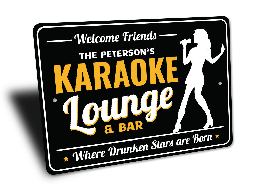 Custom Karaoke Lounge Bar Where Stars Are Born Sign