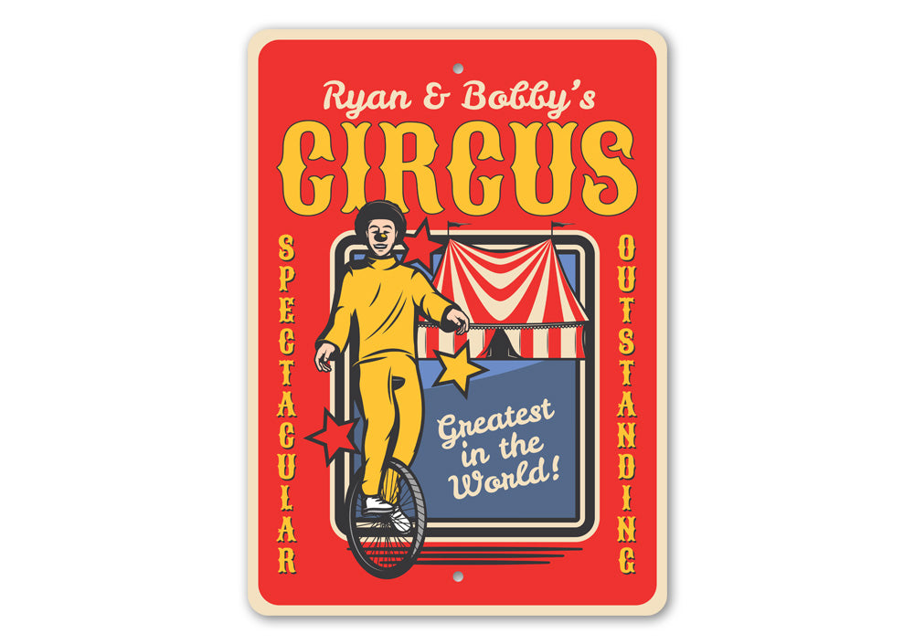 Custom Circus Sign
