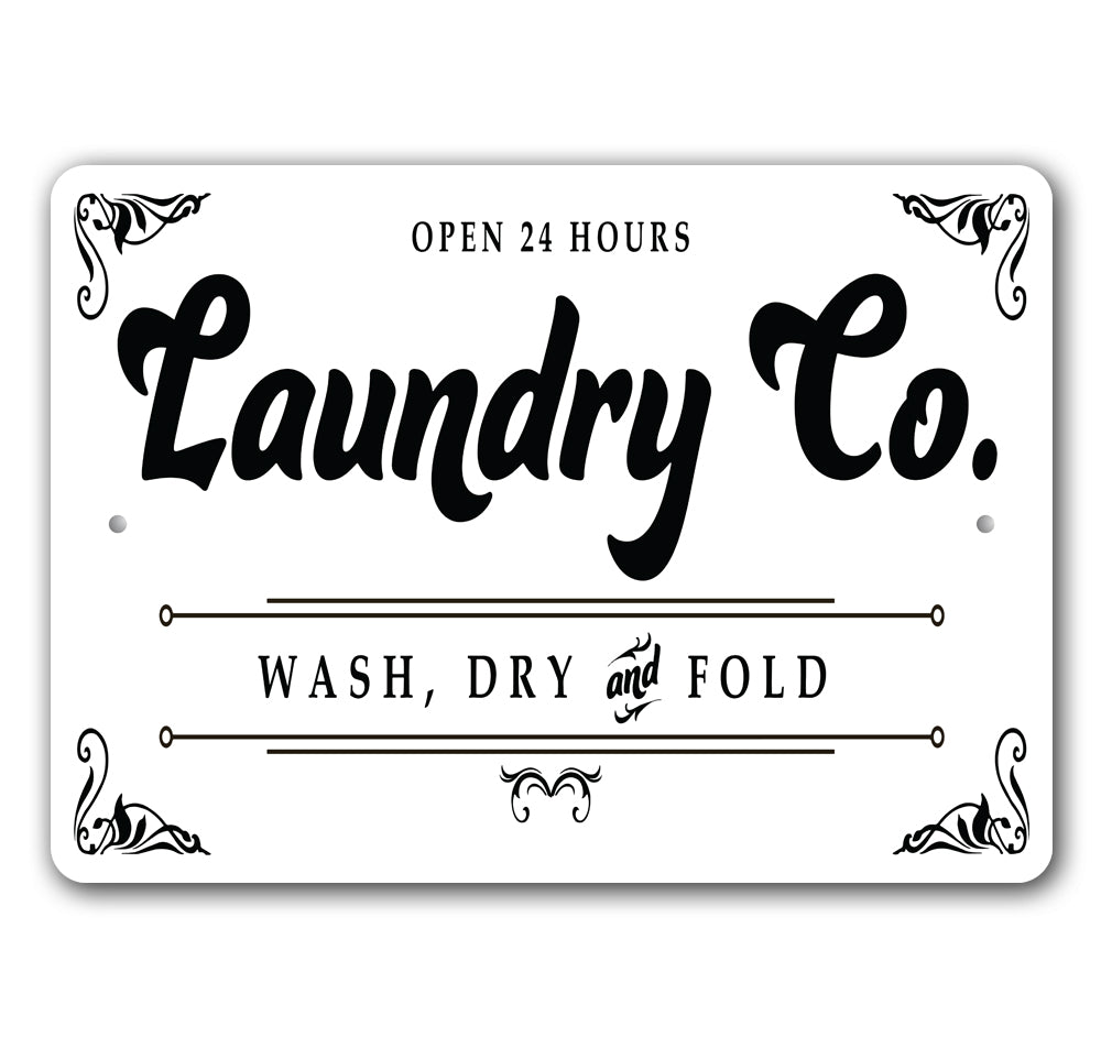 Laundry Company Sign