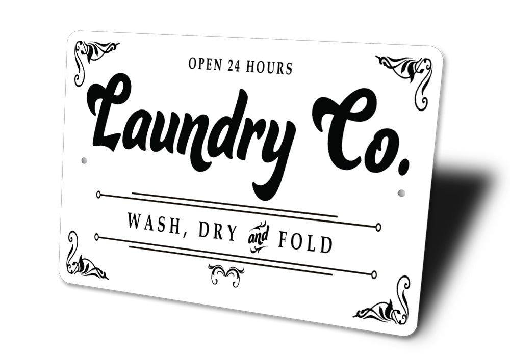Laundry Company Sign