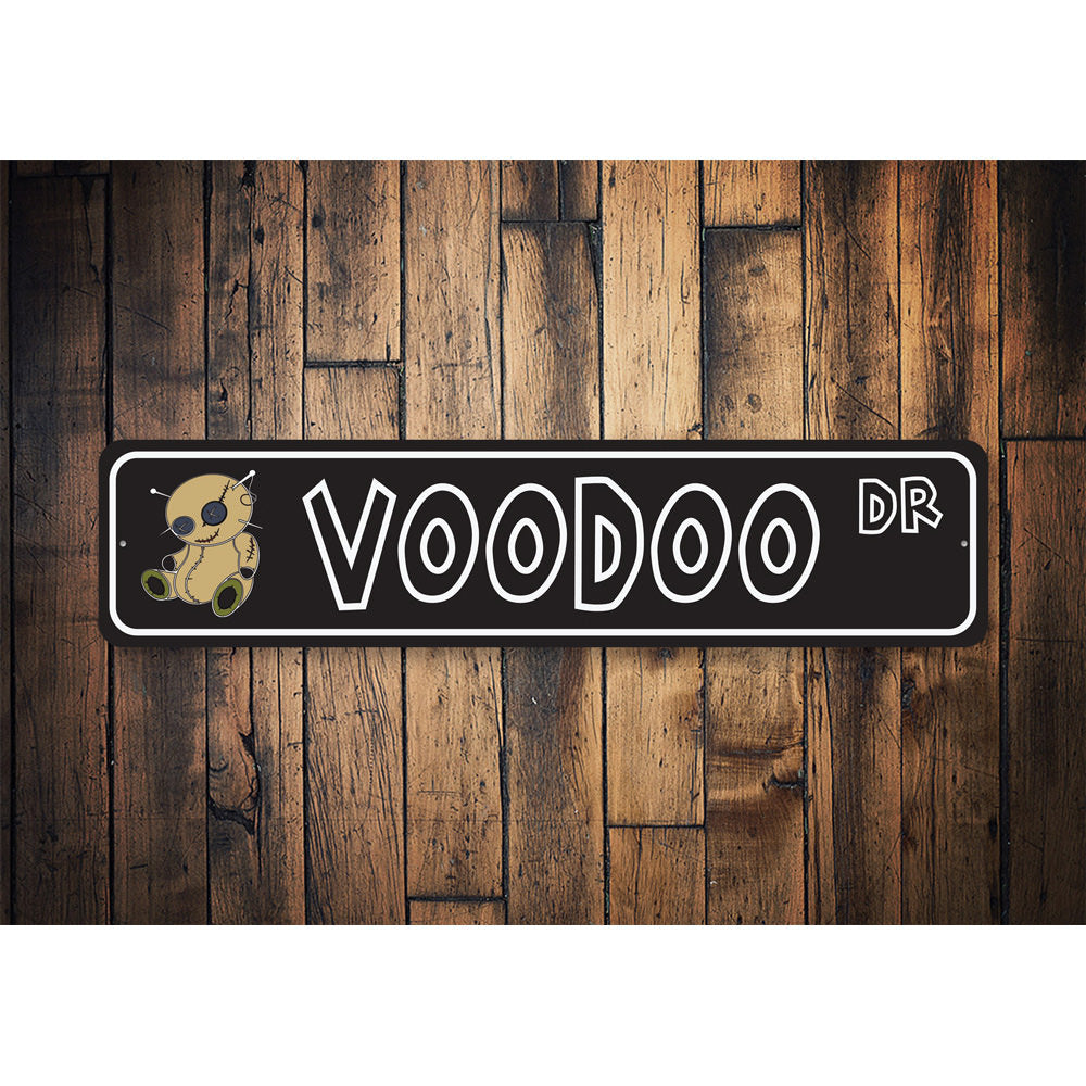 Voodoo Drive, Decorative Halloween Street Sign