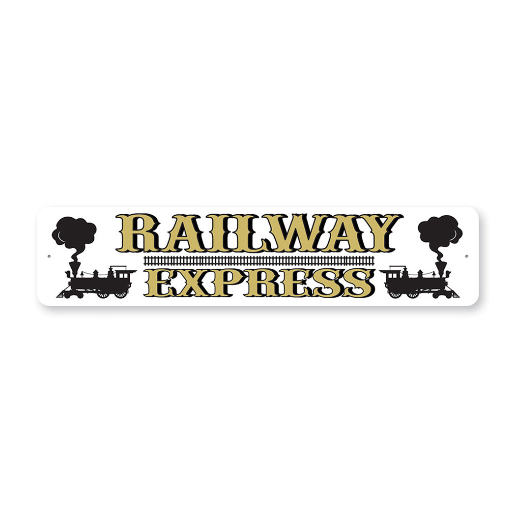 Railway Express Sign – Lizton Sign Shop