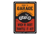 Dads Motorcycle Garage Sign