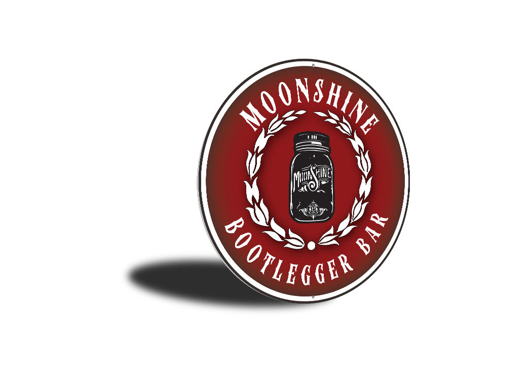Moonshine Bootlegger Bar Sign