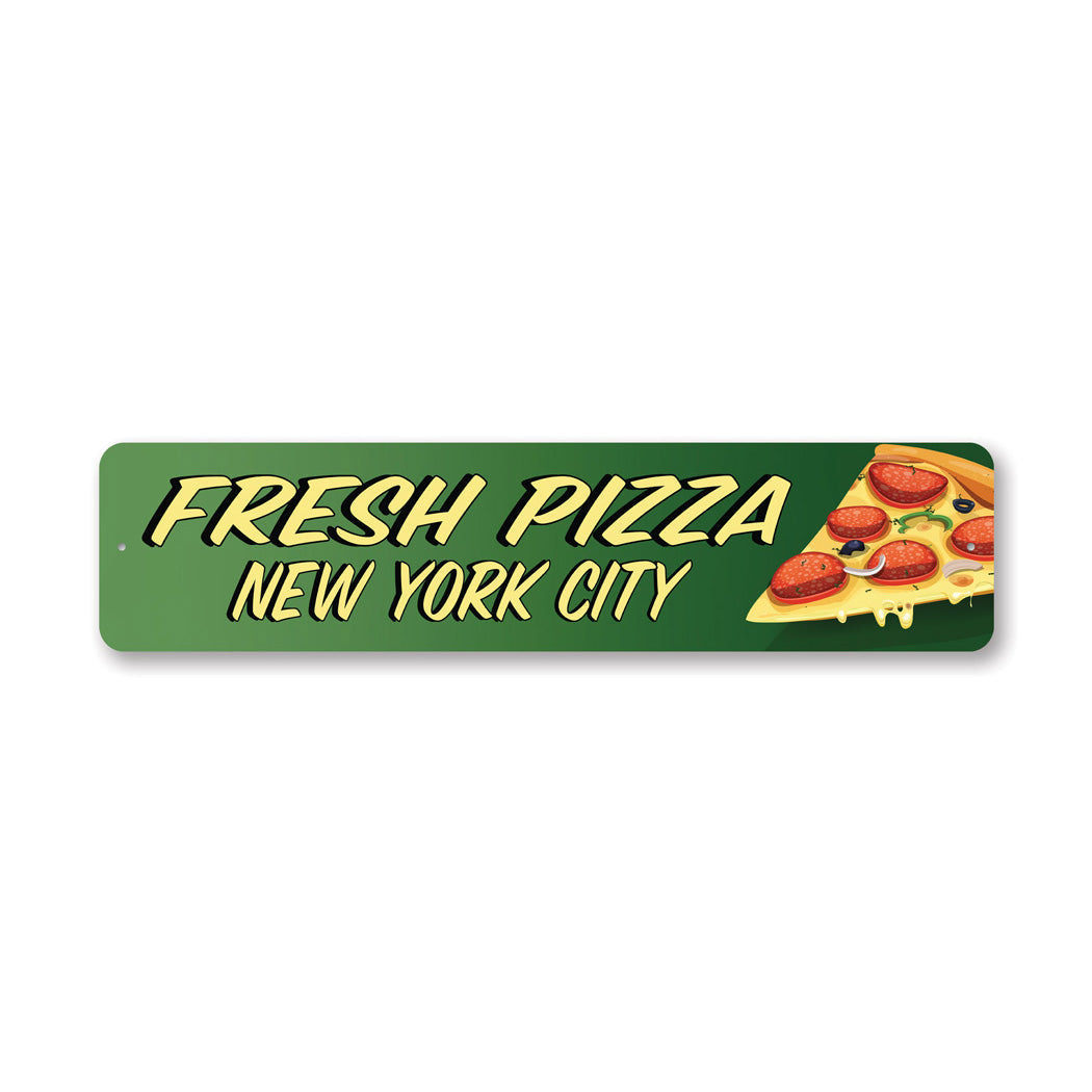 Fresh Pizza Location Sign Lizton Sign Shop