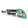 Moms Cleaning Service Closed Sign