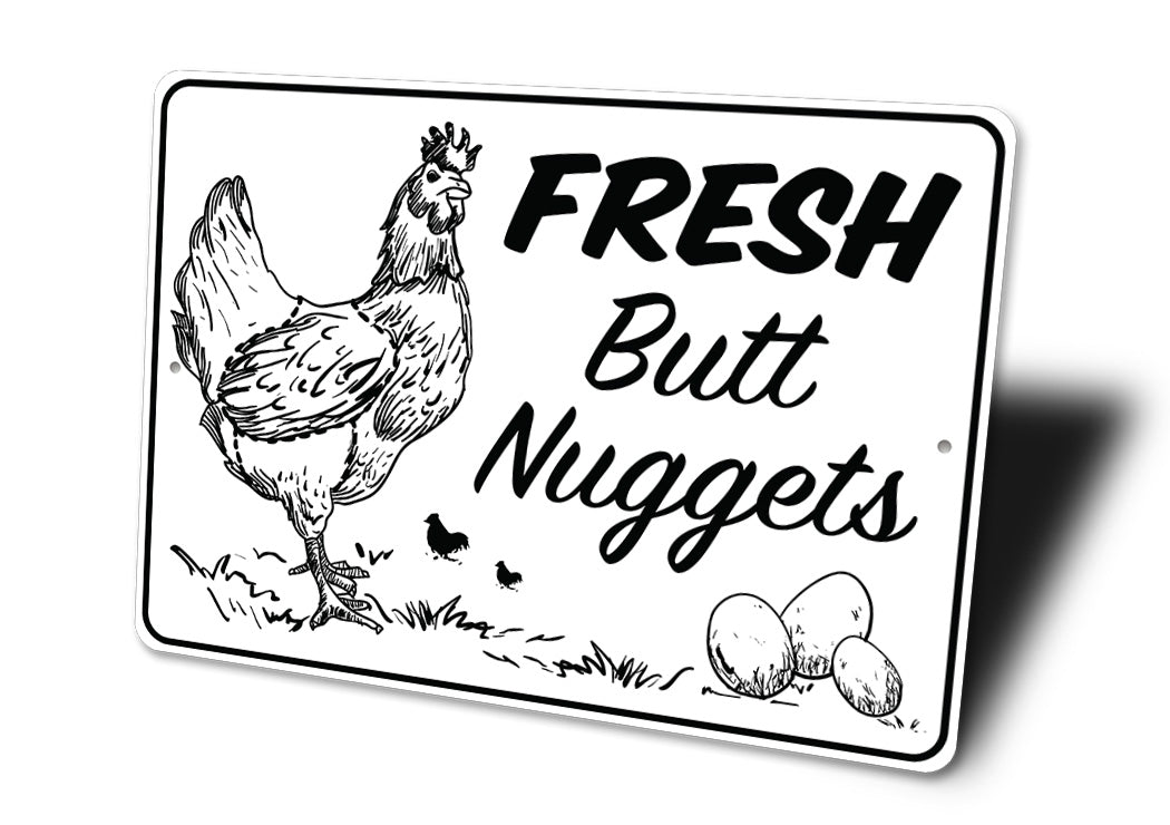 Fresh Butt Nuggest Sold Here Sign