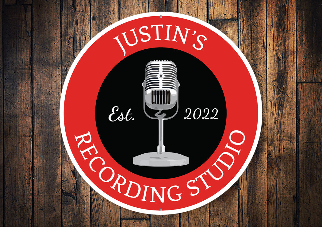 Recording Studio Sign