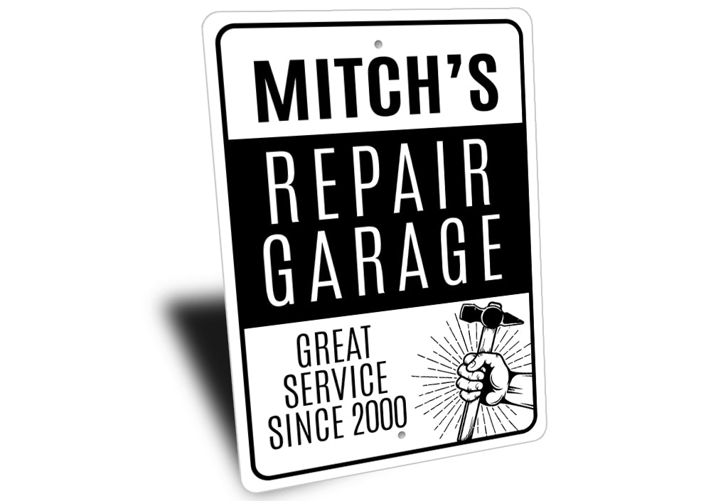 Repair Garage Retro Sign