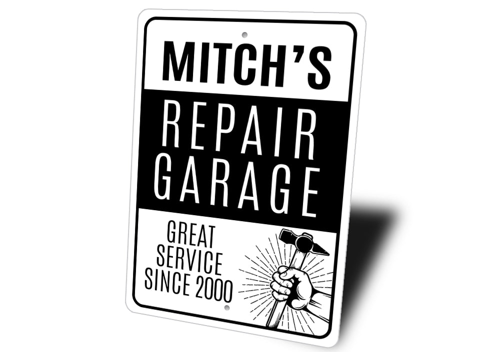 Repair Garage Retro Sign