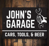 Custom Garage Name Owner Sign