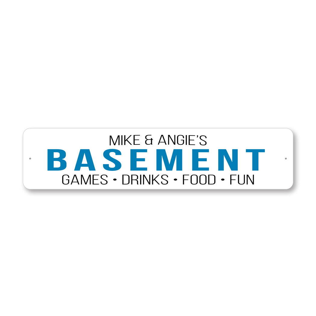 Custom Basement Entrance Sign Lizton Sign Shop