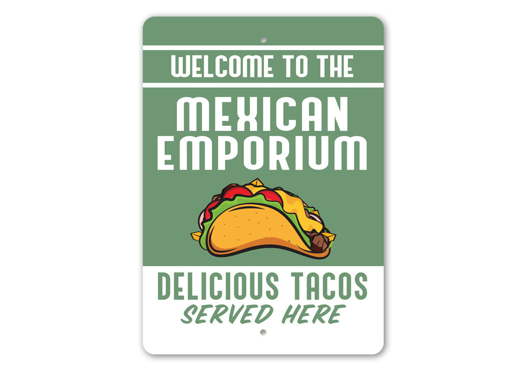 Mexican Emporium Tacos Sign