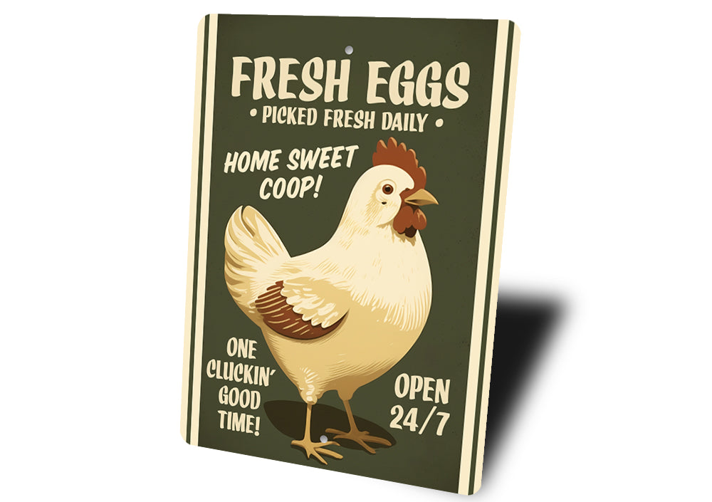 Fresh Eggs Picked Fresh Daily Home Sweet Coop Sign