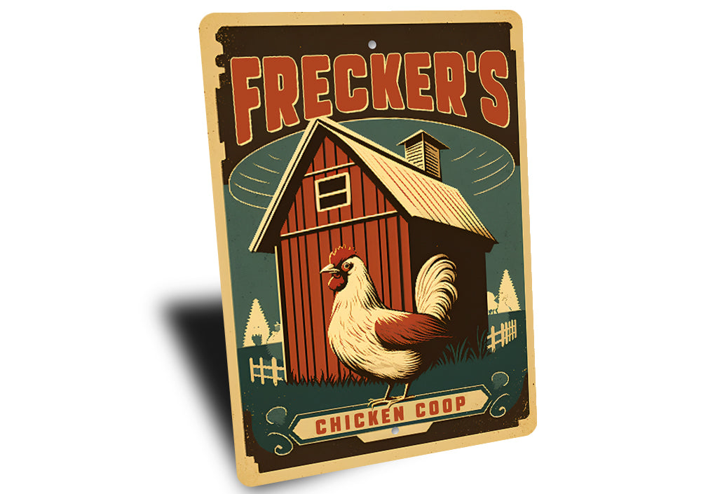 Personalized Family Name Chicken Coop Sign