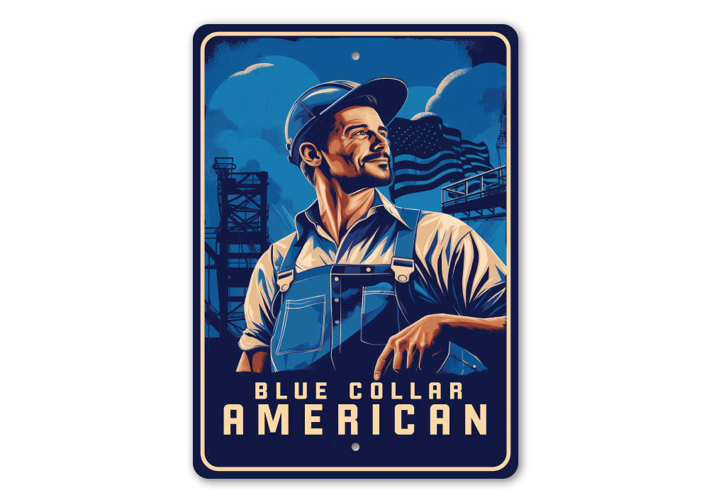 Blue Collar American Sign