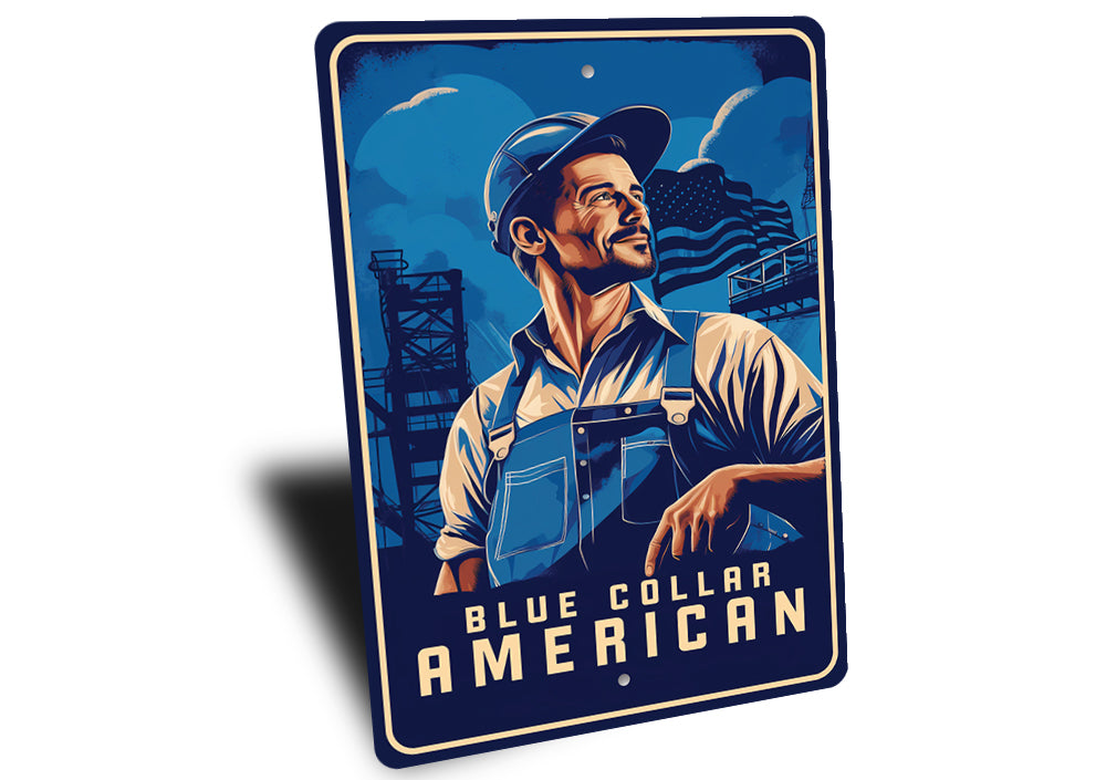 Blue Collar American Sign