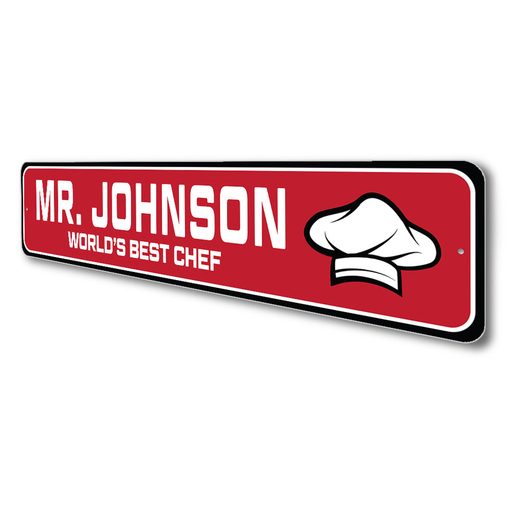Custom World's Best Chef Sign