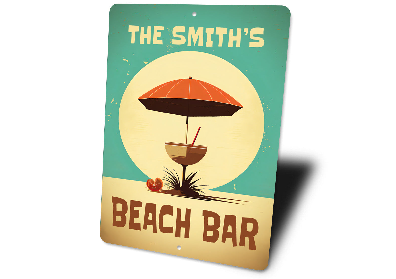 The Family Beach Bar Sign