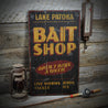 Bait Shop Open Rustic Wood Sign