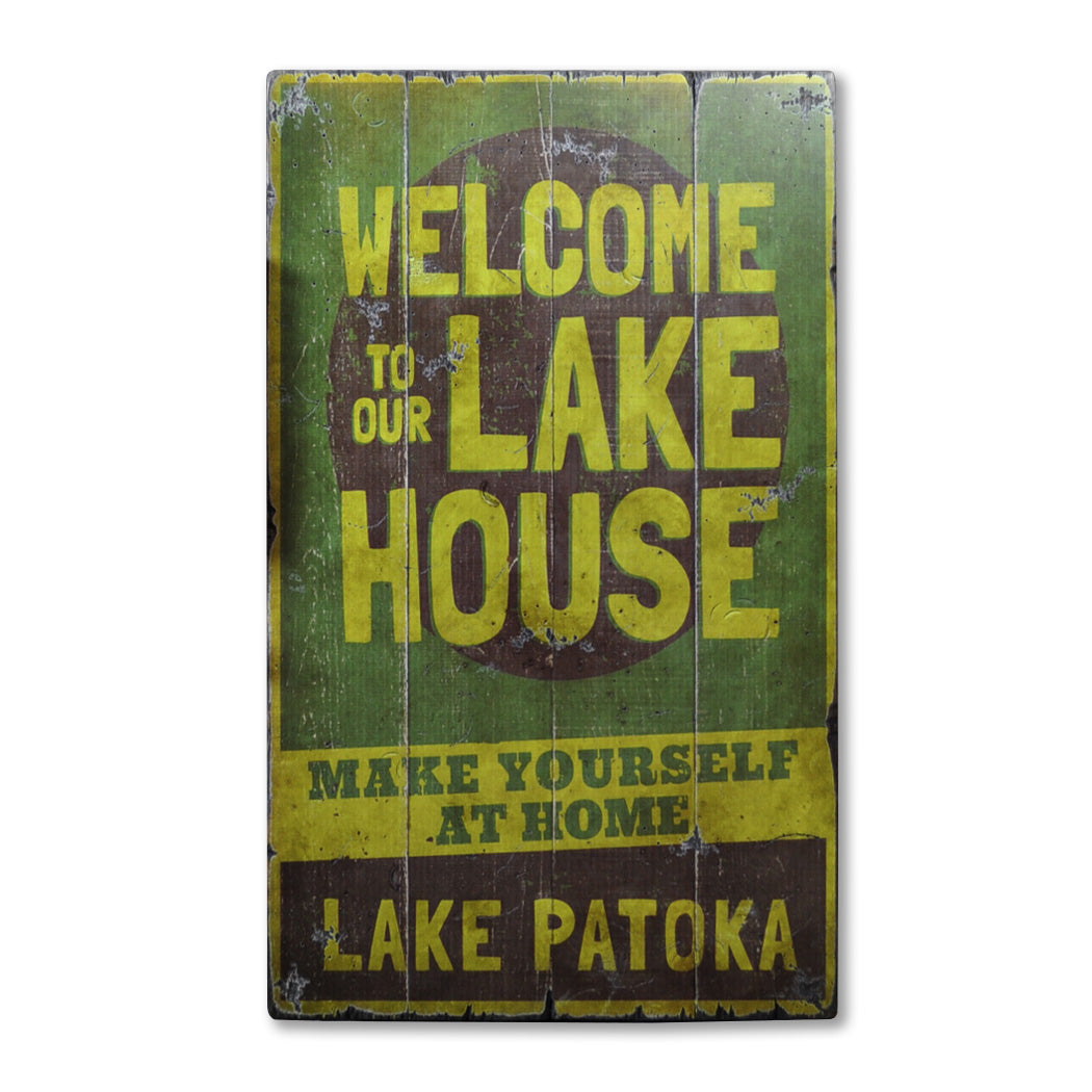 Make Yourself at Home Rustic Wood Sign