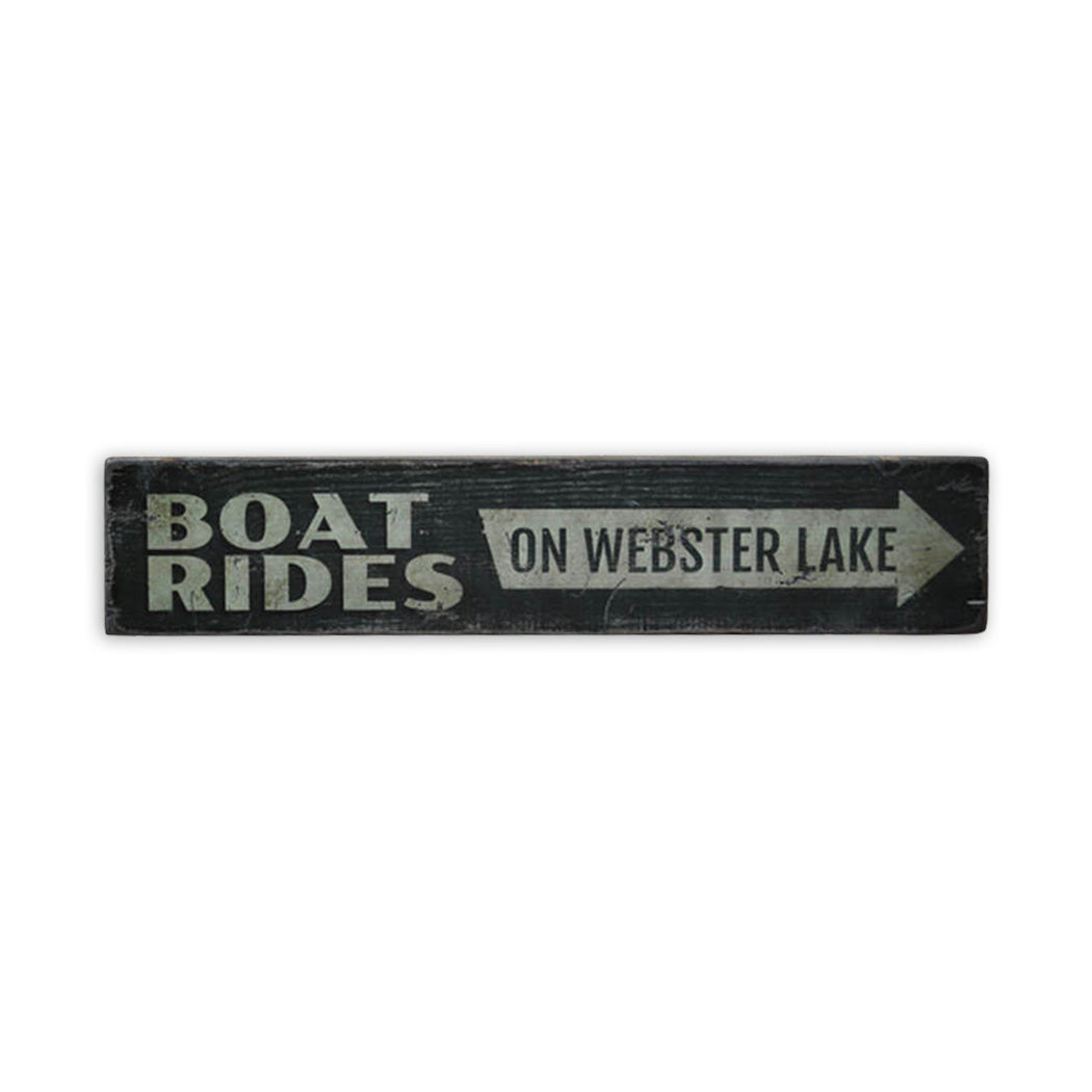 Boat house Rustic Wood Sign