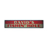 Fishin Hole Rustic Wood Sign