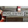 Rope Swing Rustic Wood Sign