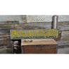 Live Bait Rustic Wood Sign