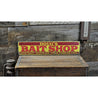 Bait Shop List Rustic Wood Sign