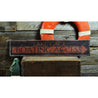 Boating Access Arrow Rustic Wood Sign