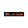 Boat Rental Arrow Rustic Wood Sign