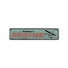 Airplane Rides Rustic Wood Sign