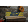 Flight School Rustic Wood Sign