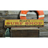 Surf Shop Rustic Wood Sign