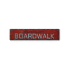 Boardwalk Location Rustic Wood Sign