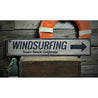 Windsurfing Rustic Wood Sign