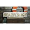 Beach Shop Rustic Wood Sign