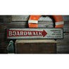 Boardwalk Directional Rustic Wood Sign