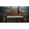 Crab Cakes Rustic Wood Sign