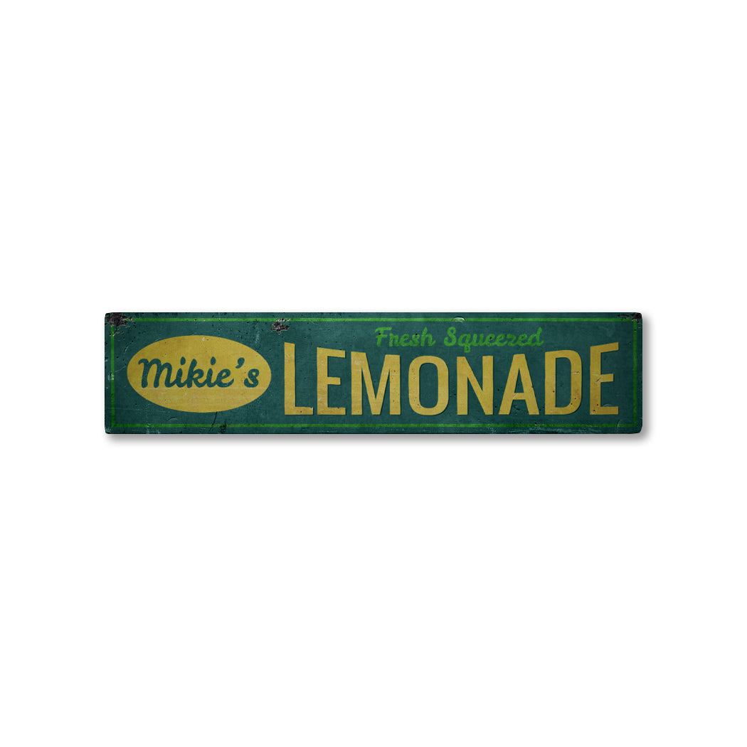 Fresh Squeezed Lemonade Rustic Wood Sign