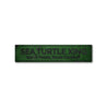 Sea Turtle Crossing Rustic Wood Sign