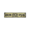 Old Pub Rustic Wood Sign