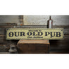 Old Pub Rustic Wood Sign