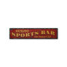 Sports Bar Name Rustic Wood Sign