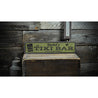 Happy Hour Tiki Bar Rustic Wood Sign