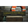 Welcome to our Tiki Bar Rustic Wood Sign